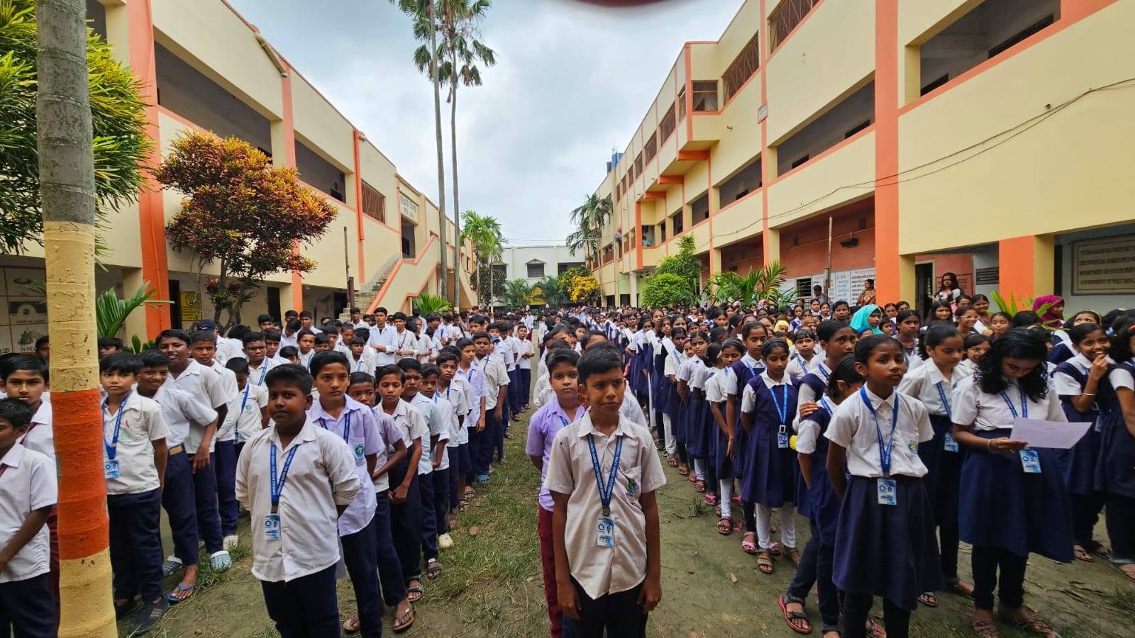 Sudpur High School campus grounds