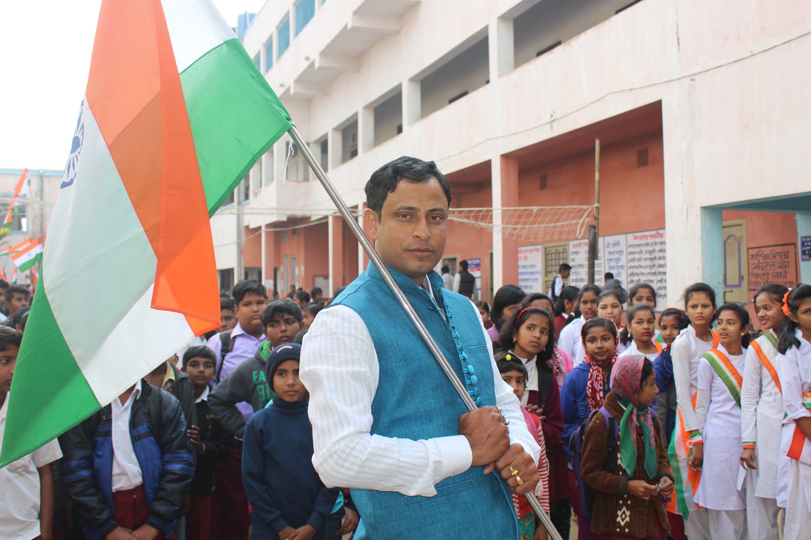 Sudpur High School campus grounds