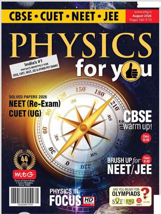 Physics For You August 2026