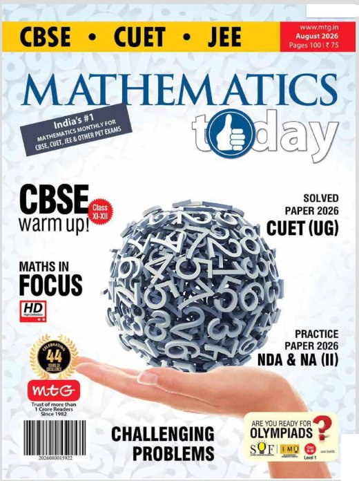 Mathematics Today August 2026